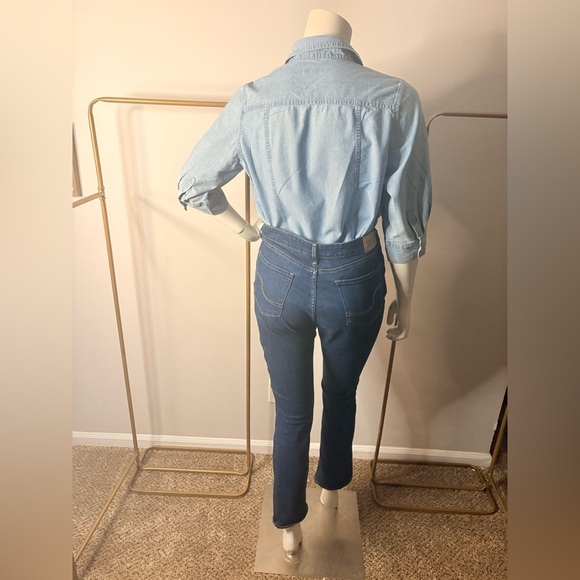 Signature by Levi Strauss Blue Straight Leg Jeans - Picture 6 of 12